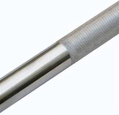 7Ft Chrome Olympic Barbell Bar, Silver